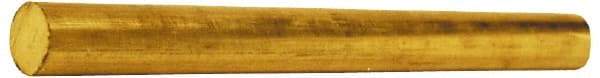 Value Collection - 7/8 Inch Diameter x 6 Ft. Long, Brass Round Rod - Alloy 360 - Apex Tool & Supply