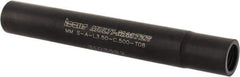 Iscar - Multimaster 1/2" 90° Stepped Shank Milling Tip Insert Holder & Shank - 0.48" Neck Diam, T08 Neck Thread, 3.54" OAL, Steel MM S-A Tool Holder - Apex Tool & Supply