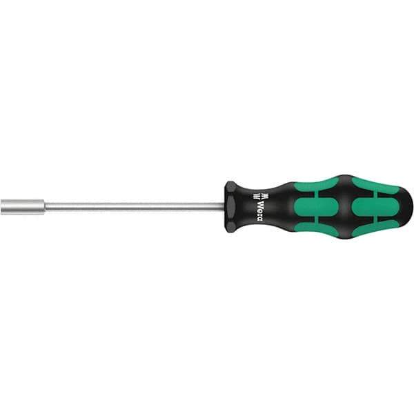 Wera - 13mm Solid Shaft Nutdriver - Cushion Grip Handle, 237mm OAL - Apex Tool & Supply