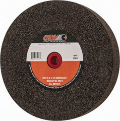 Camel Grinding Wheels - 36 Grit Aluminum Oxide Bench & Pedestal Grinding Wheel - 10" Diam x 1-1/4" Hole x 2" Thick, O Hardness, Very Coarse Grade , Bond - Apex Tool & Supply