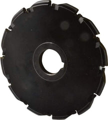 Cutting Tool Technologies - Arbor Hole Connection, 3/8" Cutting Width, 2.03" Depth of Cut, 6" Cutter Diam, 1-1/4" Hole Diam, Indexable Slotting Cutter - RA Toolholder, RDC 32.5 Insert, Right Hand Cutting Direction - Apex Tool & Supply