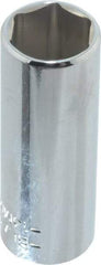 Blackhawk by Proto - 1/4" Drive, Deep Hand Socket - 6 Points, 1-15/16" OAL, Chrome Finish - Apex Tool & Supply