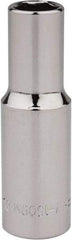 Blackhawk by Proto - 3/8" Drive, Deep Hand Socket - 6 Points, 2-7/64" OAL, Chrome Finish - Apex Tool & Supply
