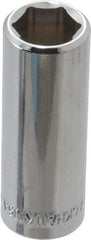 Blackhawk by Proto - 3/8" Drive, Deep Hand Socket - 6 Points, 1-13/16" OAL, Chrome Finish - Apex Tool & Supply