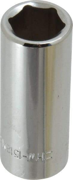 Blackhawk by Proto - 3/8" Drive, Deep Hand Socket - 6 Points, 1-13/16" OAL, Chrome Finish - Apex Tool & Supply