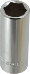 Blackhawk by Proto - 3/8" Drive, Deep Hand Socket - 6 Points, 1-13/16" OAL, Chrome Finish - Apex Tool & Supply