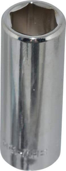 Blackhawk by Proto - 7/16", 3/8" Drive, Deep Hand Socket - 6 Points, 1-13/16" OAL, Chrome Finish - Apex Tool & Supply