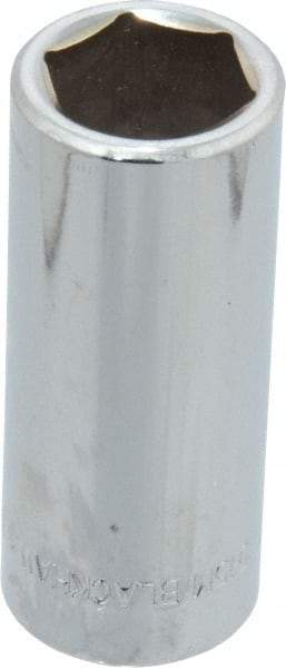 Blackhawk by Proto - 3/8" Drive, Deep Hand Socket - 6 Points, 2-7/64" OAL, Chrome Finish - Apex Tool & Supply