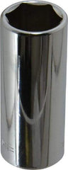 Blackhawk by Proto - 5/8", 3/8" Drive, Deep Hand Socket - 6 Points, 2-3/32" OAL, Chrome Finish - Apex Tool & Supply