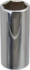 Blackhawk by Proto - 3/4", 3/8" Drive, Deep Hand Socket - 6 Points, 2-13/64" OAL, Chrome Finish - Apex Tool & Supply