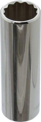 Blackhawk by Proto - 3/8" Drive, Deep Hand Socket - 12 Points, 2-3/4" OAL, Chrome Finish - Apex Tool & Supply