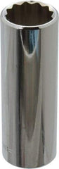 Blackhawk by Proto - 3/8" Drive, Deep Hand Socket - 12 Points, 2-3/4" OAL, Chrome Finish - Apex Tool & Supply