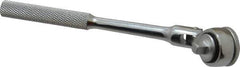Blackhawk by Proto - 1/4" Drive Round Head Quick-Release Ratchet - Chrome Finish, 6-1/2" OAL, 43 Gear Teeth, Standard Knurled Handle, Flex Head - Apex Tool & Supply