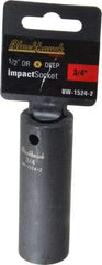 Blackhawk by Proto - 1/2" Drive 3/4" Deep Impact Socket - 6 Points, 3-5/16" OAL - Apex Tool & Supply