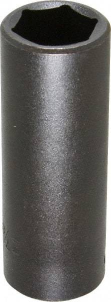 Blackhawk by Proto - 1/2" Drive 7/8" Deep Impact Socket - 6 Points, 3-1/2" OAL - Apex Tool & Supply