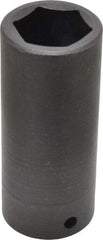 Blackhawk by Proto - 1/2" Drive 1" Deep Impact Socket - 6 Points, 3-1/2" OAL - Apex Tool & Supply
