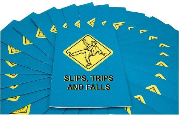 Marcom - Slips Trips and Falls Training Booklet - English and Spanish, Safety Meeting Series - Apex Tool & Supply