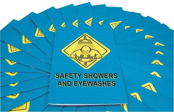 Marcom - Safety Showers and Eye Washes Training Booklet - English and Spanish, Safety Meeting Series - Apex Tool & Supply