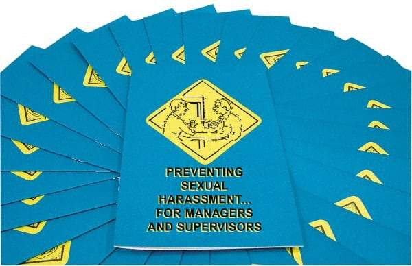 Marcom - Preventing Sexual Harassment for Managers and Supervisors Training Booklet - English and Spanish, Safety Meeting Series - Apex Tool & Supply