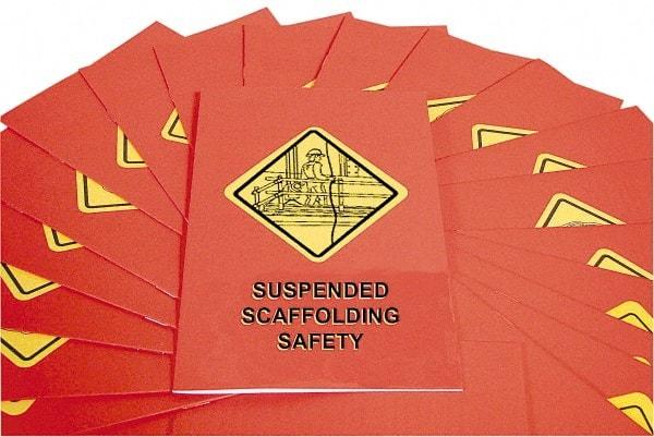 Marcom - Suspended Scaffolding Safety Training Booklet - English and Spanish, Regulatory Compliance Series - Apex Tool & Supply
