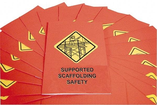 Marcom - Supported Scaffolding Safety Training Booklet - English and Spanish, Regulatory Compliance Series - Apex Tool & Supply