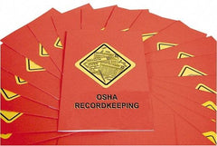 Marcom - OSHA Record Keeping Training Booklet - English and Spanish, Regulatory Compliance Series - Apex Tool & Supply