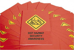 Marcom - DOT HazMat Security Awareness Training Booklet - English, Regulatory Compliance Series - Apex Tool & Supply