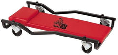 Whiteside - 400 Lb Capacity, 4 Wheel Extra Wide Creeper - Steel, 40" Long x 4" Overall Height x 20" Wide - Apex Tool & Supply