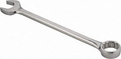Proto - 2-3/4" 12 Point Offset Combination Wrench - 15° Offset Angle, 29-3/4" OAL, Steel, Satin Finish - Apex Tool & Supply