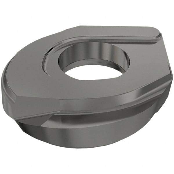 Iscar - HBRD1.0 QF Grade IC328 Carbide Milling Insert - TiCN Finish, 0.212" Thick, 1/2" Corner Radius - Apex Tool & Supply