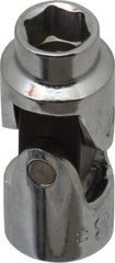 Blackhawk by Proto - 3/8", 3/8" Drive, Standard Hand Socket - 6 Points, 1-45/64" OAL, Alloy Steel, Chrome Finish - Apex Tool & Supply