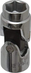 Blackhawk by Proto - 3/8" Drive, Standard Hand Socket - 6 Points, 1-51/64" OAL, Alloy Steel, Chrome Finish - Apex Tool & Supply