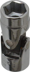 Blackhawk by Proto - 3/8" Drive, Standard Hand Socket - 6 Points, 1-29/32" OAL, Alloy Steel, Chrome Finish - Apex Tool & Supply