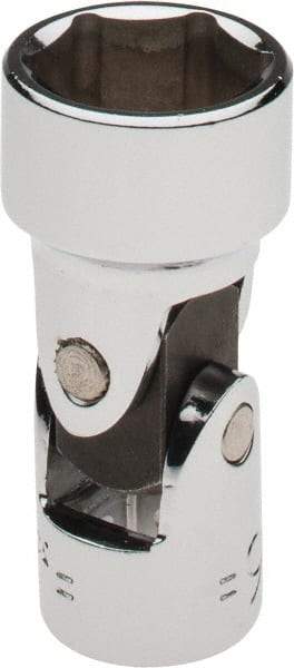 Blackhawk by Proto - 11/16", 3/8" Drive, Standard Hand Socket - 6 Points, 1-29/32" OAL, Alloy Steel, Chrome Finish - Apex Tool & Supply