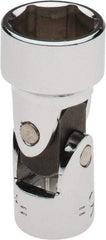 Blackhawk by Proto - 11/16", 3/8" Drive, Standard Hand Socket - 6 Points, 1-29/32" OAL, Alloy Steel, Chrome Finish - Apex Tool & Supply