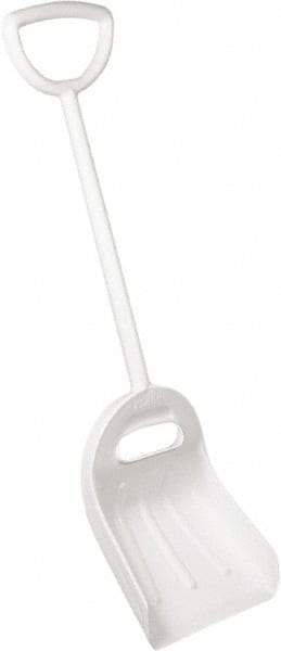 Remco - 18-1/2" High Square Plastic Shovel - 29-1/4" Long D-Grip Handle - Apex Tool & Supply