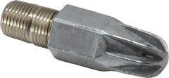 Guardair - Blow Gun Low Volume - 1/4 NPT, 1-1/2" Hose Length, Zinc - Apex Tool & Supply