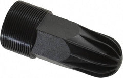 Guardair - Blow Gun Safety Rubber - 1/4 NPT, 1-3/4" Hose Length, Zinc - Apex Tool & Supply