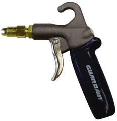 Guardair - 120 Max psi High Volume Safety Nozzle High Volume Safety Air Gun - 1/4 NPT Inlet, Brass - Apex Tool & Supply