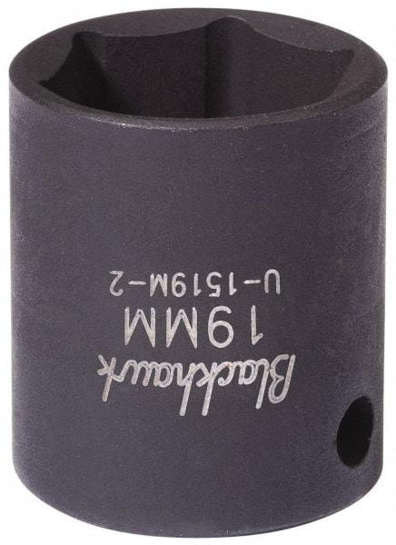 Blackhawk by Proto - 1/2" Drive 26mm Standard Impact Socket - 6 Points, 3-7/8" OAL - Apex Tool & Supply