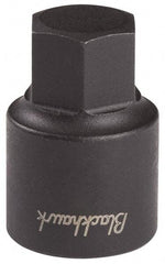 Blackhawk by Proto - 3/8" Drive, 1/2" Impact Hex Bit Socket - 3-1/2" OAL - Apex Tool & Supply