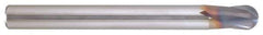 Niagara Cutter - 10mm Diam, 10mm LOC, 2 Flute Solid Carbide Ball End Mill - AlTiN Finish, Single End, 82mm OAL, 10mm Shank Diam, Spiral Flute - Apex Tool & Supply