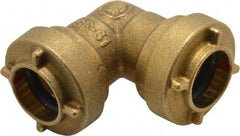 Legend Valve - 1/2" Tube OD, Brass Push-to-Connect Tube Union Elbow - Tube to Tube Connection, EPDM O-Ring - Apex Tool & Supply
