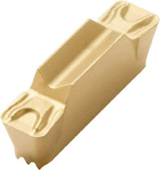 Seco - LCMF, 0.315" Cutting Width, FT, CP500 Grade, Double End Multi-Directional Turning Insert - TiAlN, TiN Coated - Apex Tool & Supply