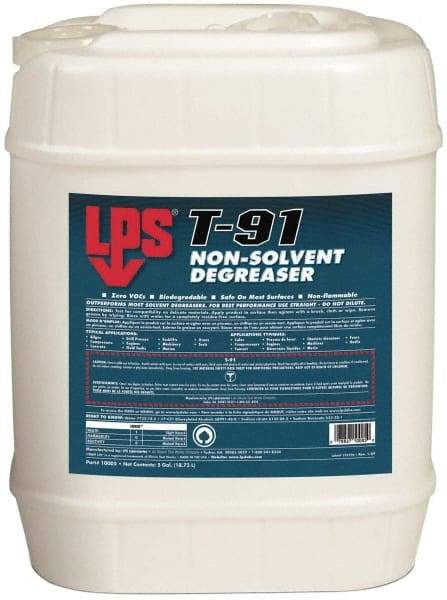 LPS - 55 Gal Drum Cleaner/Degreaser - Liquid, Unscented - Apex Tool & Supply