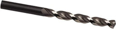 Guhring - 1.66mm 130° High Speed Steel Jobber Drill - Bright Finish, Right Hand Cut, Parabolic Flute, 43mm OAL, Cone Relief Point - Apex Tool & Supply