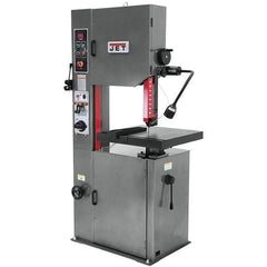 Jet - 14 Inch Throat Capacity, Variable Speed Pulley Vertical Bandsaw - 82 to 330 SFPM, 1 HP, Single Phase - Apex Tool & Supply