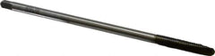 Hertel - 1/4-20 UNC 2 Flute H3 Bright Finish High Speed Steel Spiral Point Extension Tap - Plug Chamfer, 6" OAL, 3B Class of Fit - Apex Tool & Supply