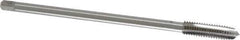 Hertel - 3/8-16 UNC 4 Flute H3 Bright Finish High Speed Steel Hand Extension Tap - Plug Chamfer, 6" OAL, 3B Class of Fit - Apex Tool & Supply