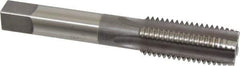 Hertel - 1-8 UNC 4 Flute H3 Bright Finish High Speed Steel Hand Extension Tap - Plug Chamfer, 6" OAL - Apex Tool & Supply